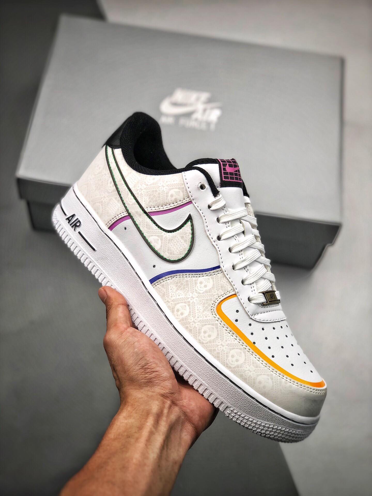 Nike Air Force 1 Low "Day of the Dead"亡灵